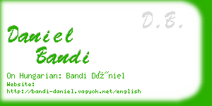 daniel bandi business card